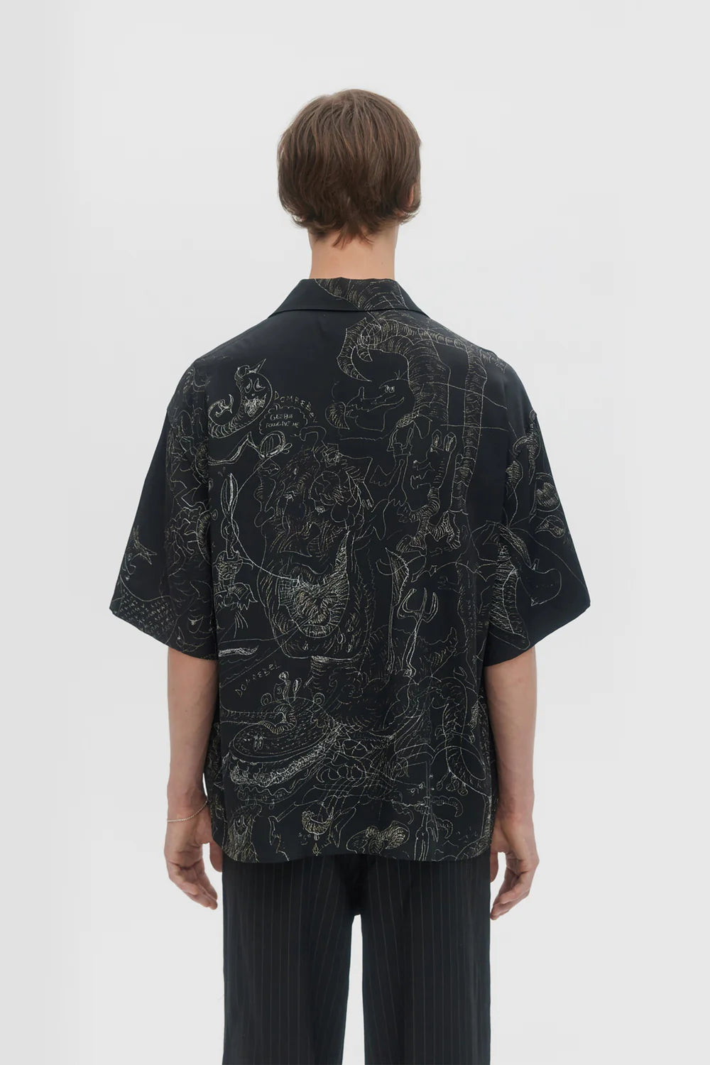 Utopia Camp Collar Shirt Black
