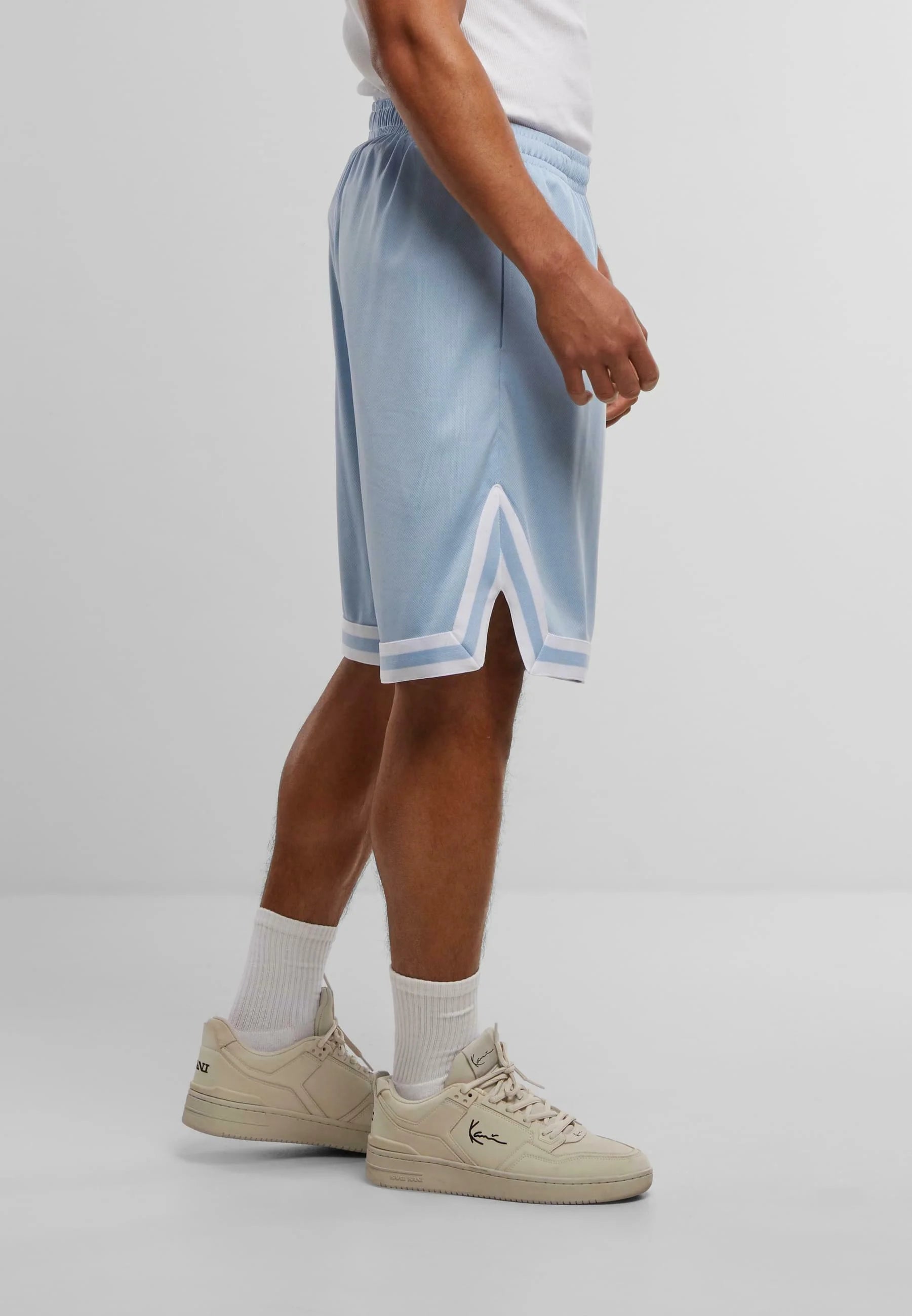 Small Signature Mesh Shorts Blue
