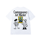 Smiley Museum Uv T Shirt White