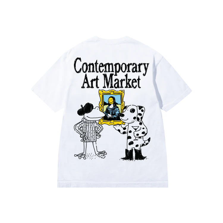 Smiley Museum Uv T Shirt White