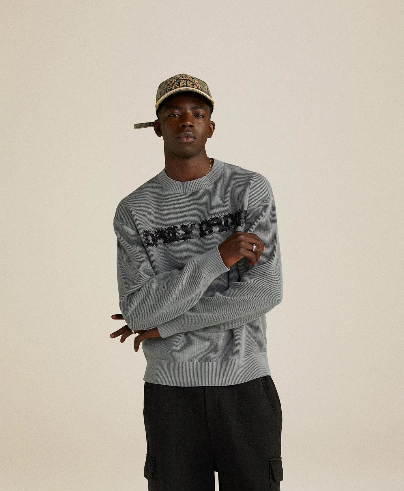 Dias Arch Stack Denim Cap Brown Wash