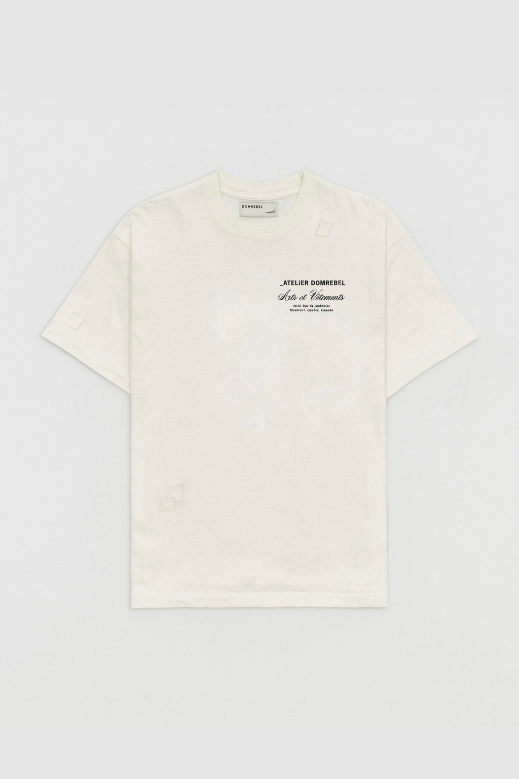Arts Vetements Tshirt Old White