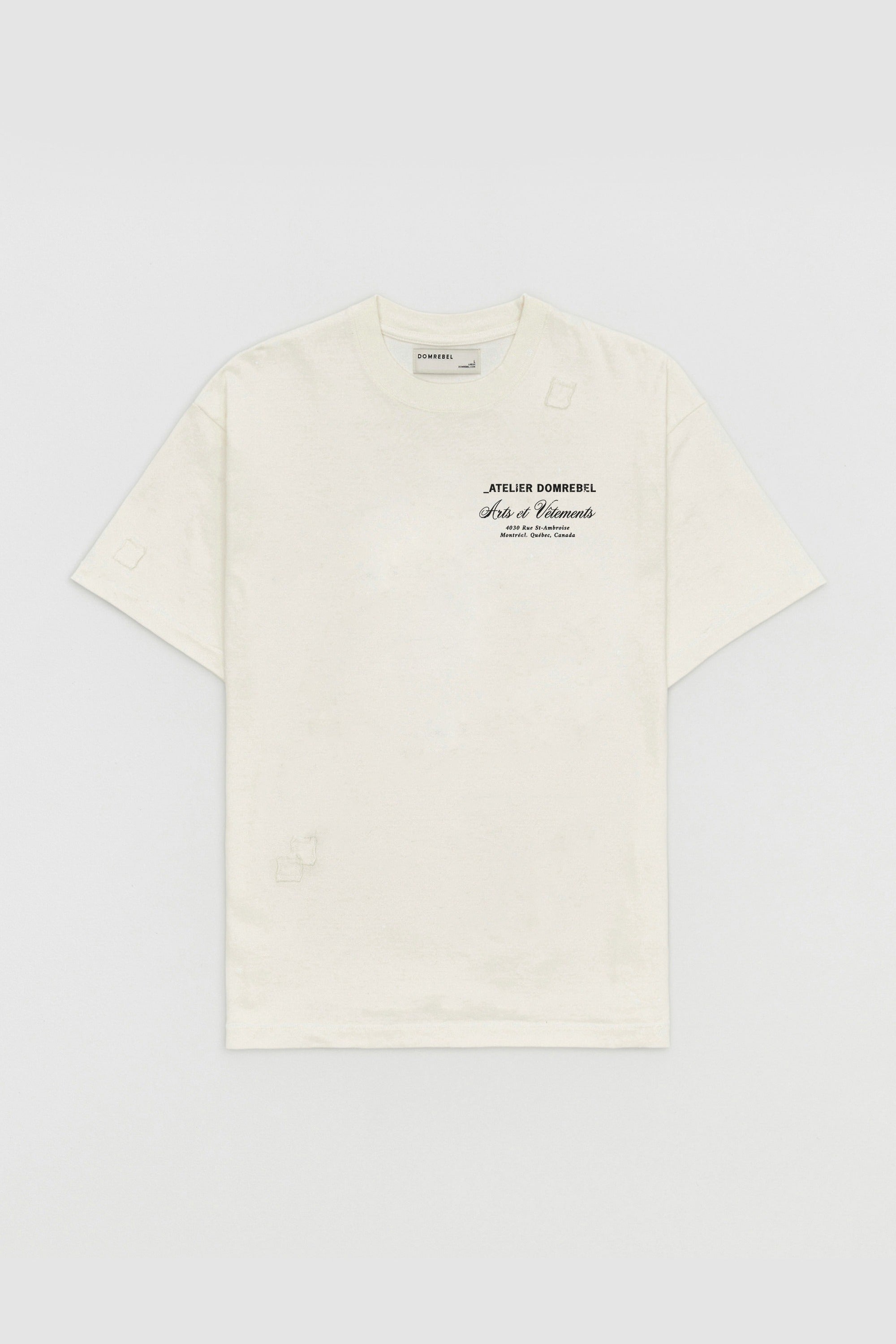 Arts Vetements Tshirt Old White
