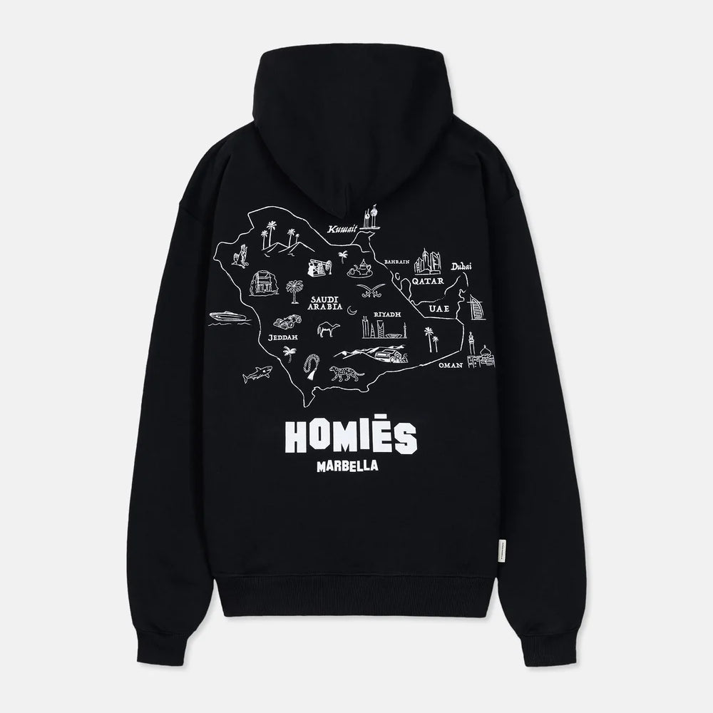 Mapa Hoodie Middle East Black