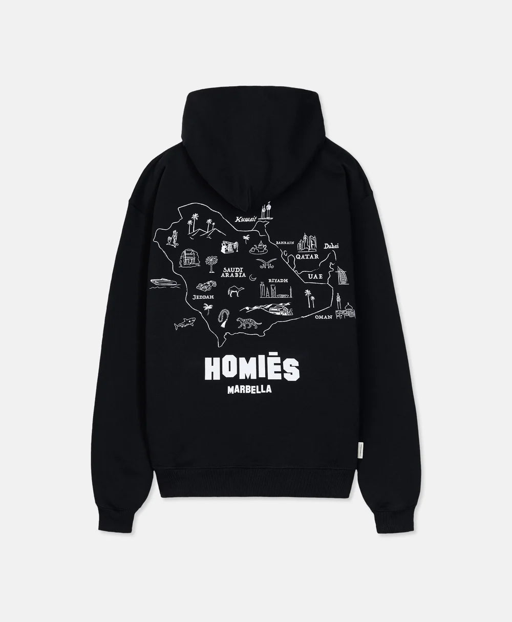 Mapa Hoodie Middle East Black