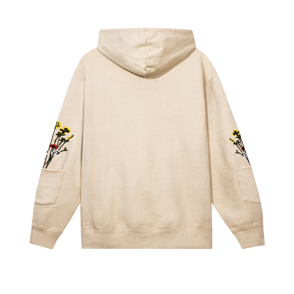 Bouquet Pullover Hoodie Ecru