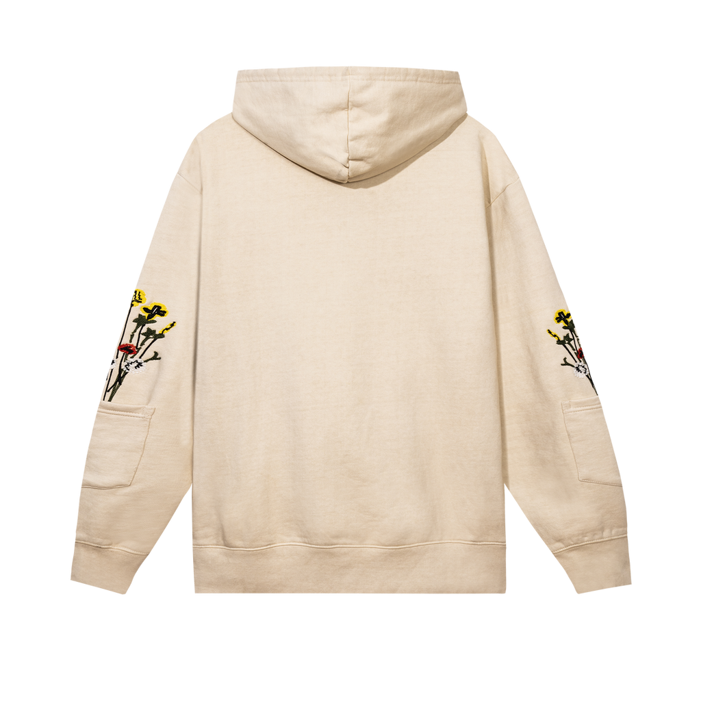 Bouquet Pullover Hoodie Ecru