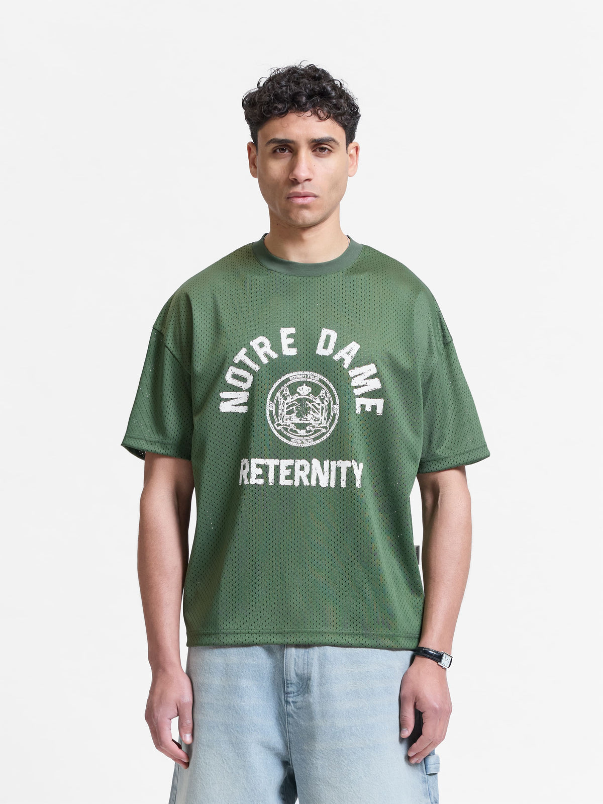 Notre Dame Mesh Tshirt Green