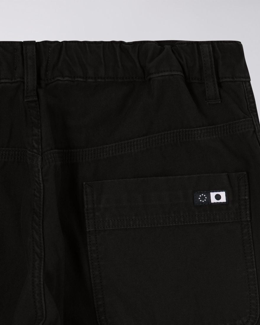 Labour Dart Pant Back Sateen Black enzyme washed