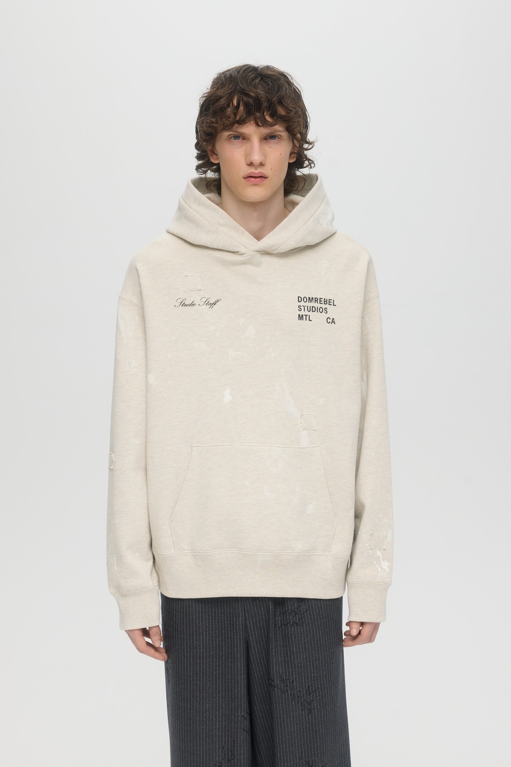 Staff Pullover Hoodie Greige