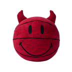 Smiley Devil Plush Basketball Red