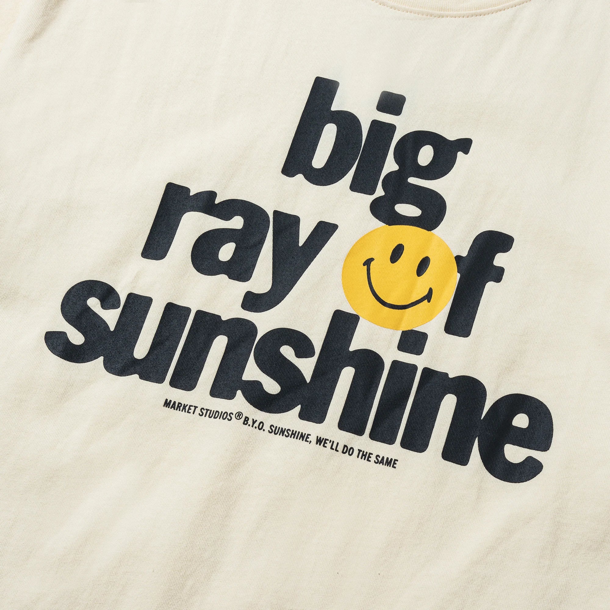Smiley Sunshine T Shirt Butter Cream