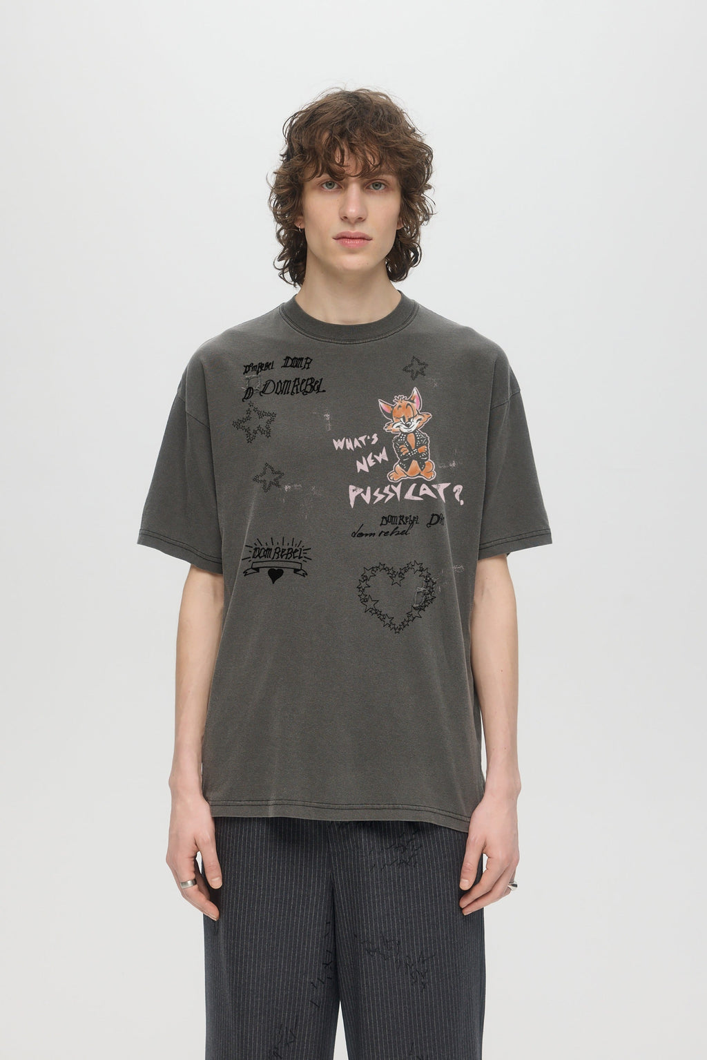 Whats New Tshirt Faded Black