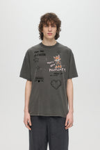 Whats New Tshirt Faded Black