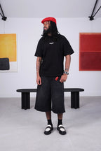 Gallery Energy Flower Graphic Tee 25981 Blac