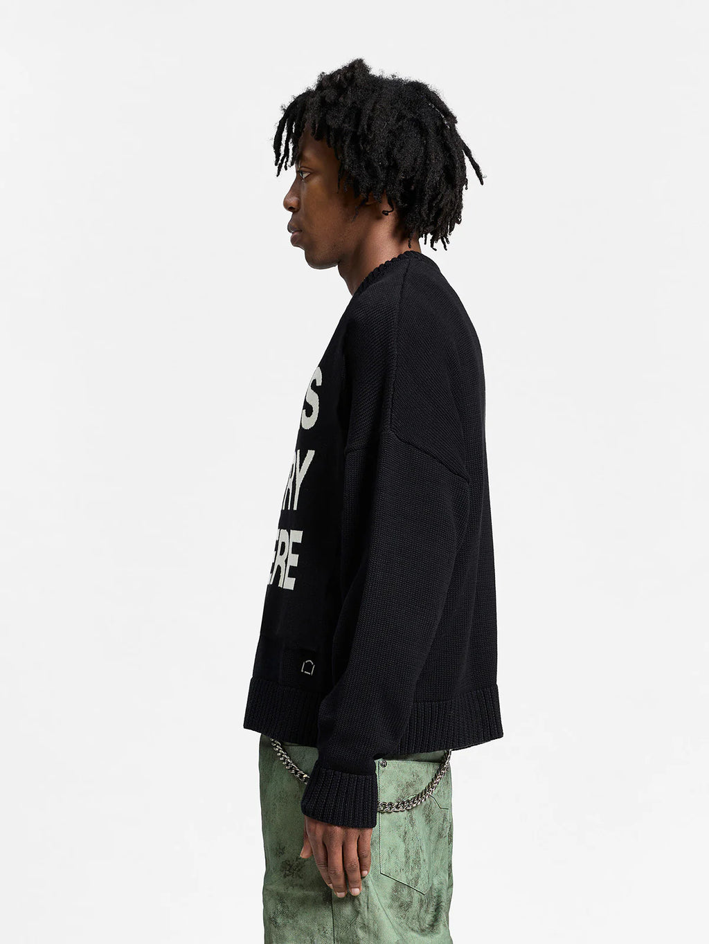 Deliria Knit Sweater Black