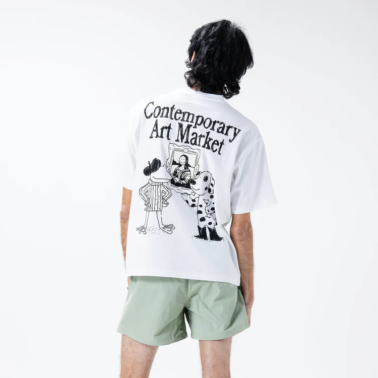 Smiley Museum Uv T Shirt White