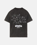 Mapa T Shirt Middle East Vintage Grey