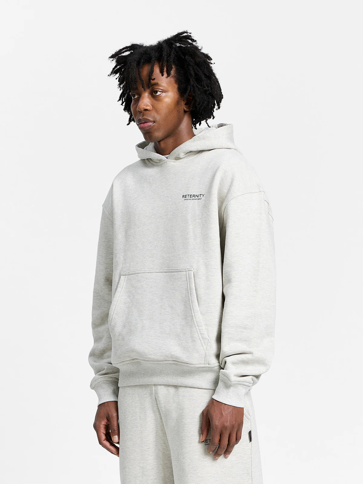 Creative Dept Hoodie Melange Grey