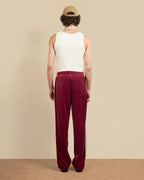 Le Pantalon Survetement Velours Wine