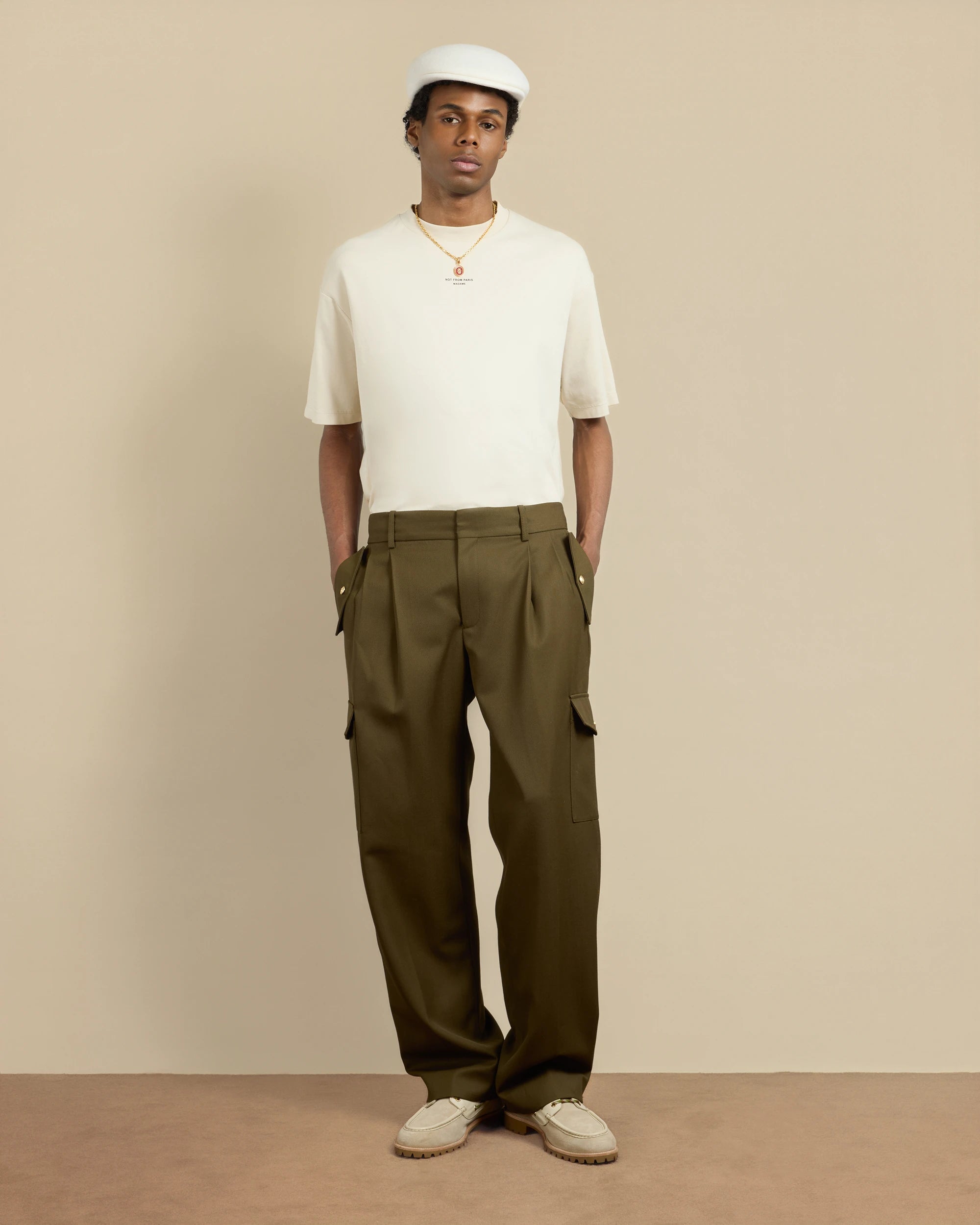 Le Pantalon Cargo Kaki