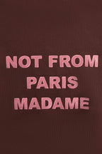 Le Hoodie Slogan Wine