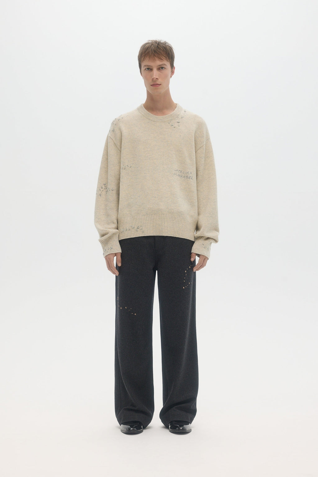 Renegade Knit Crewneck Greige