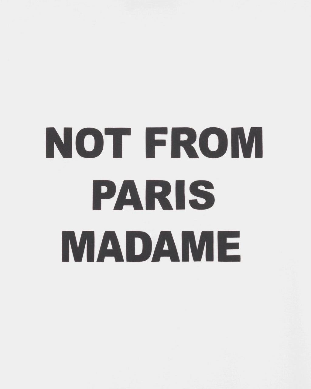 Le TShirt Slogan Optic White