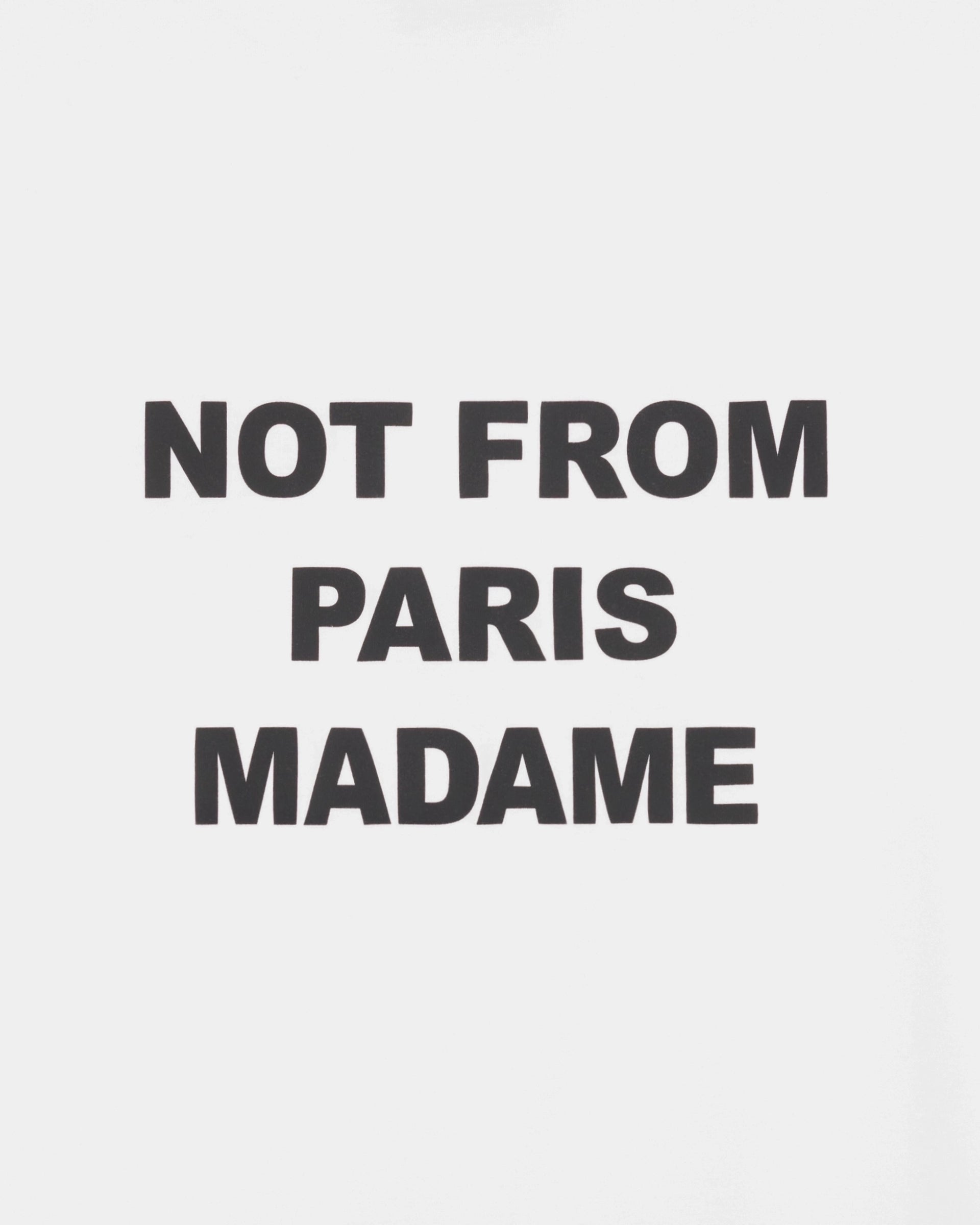 Le TShirt Slogan Optic White