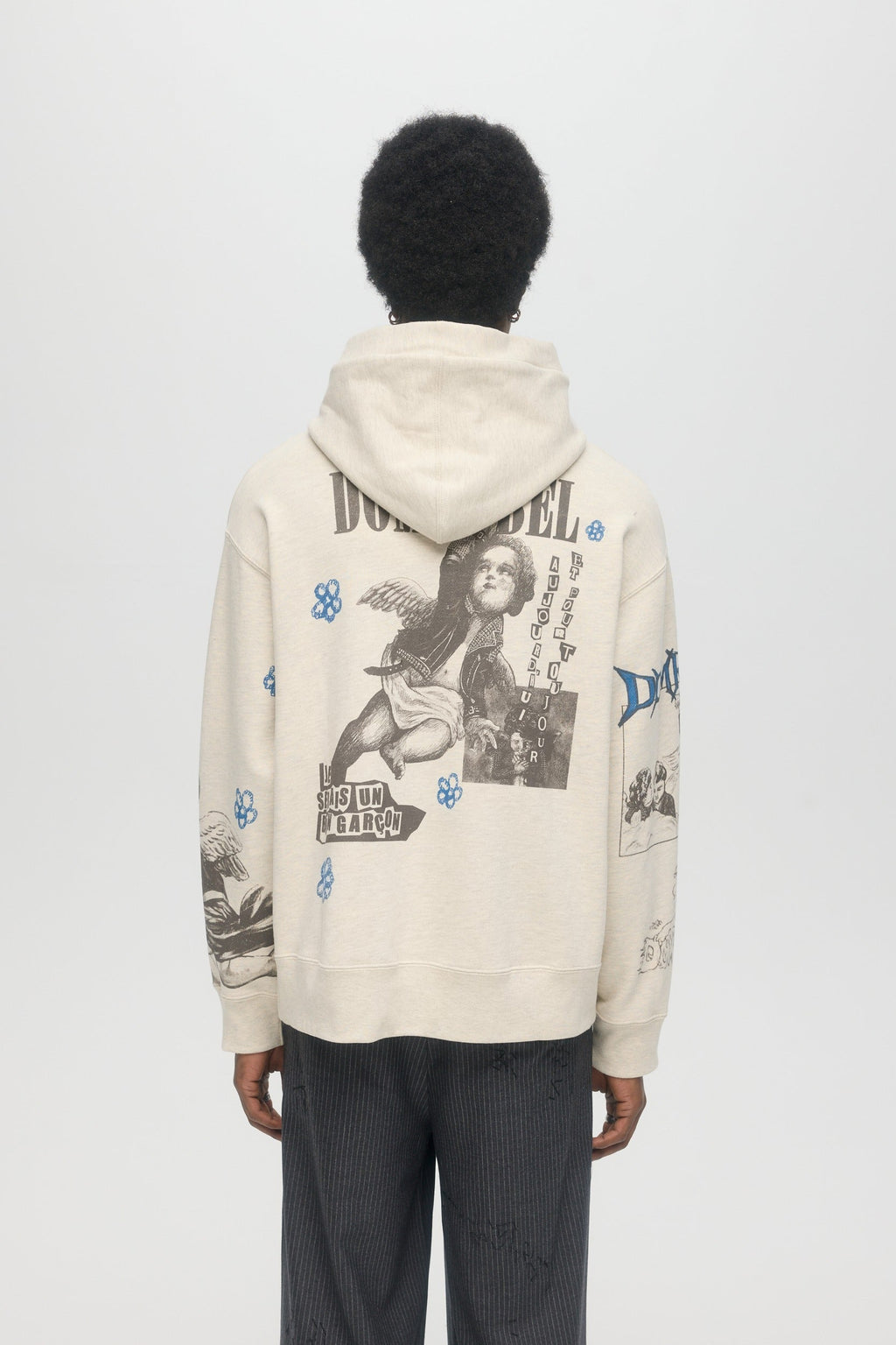 Young Ones Pullover Hoodie Greige
