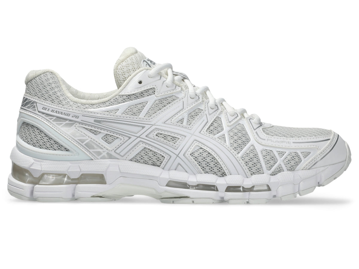 Gel Kayano 20 Glacier Grey White