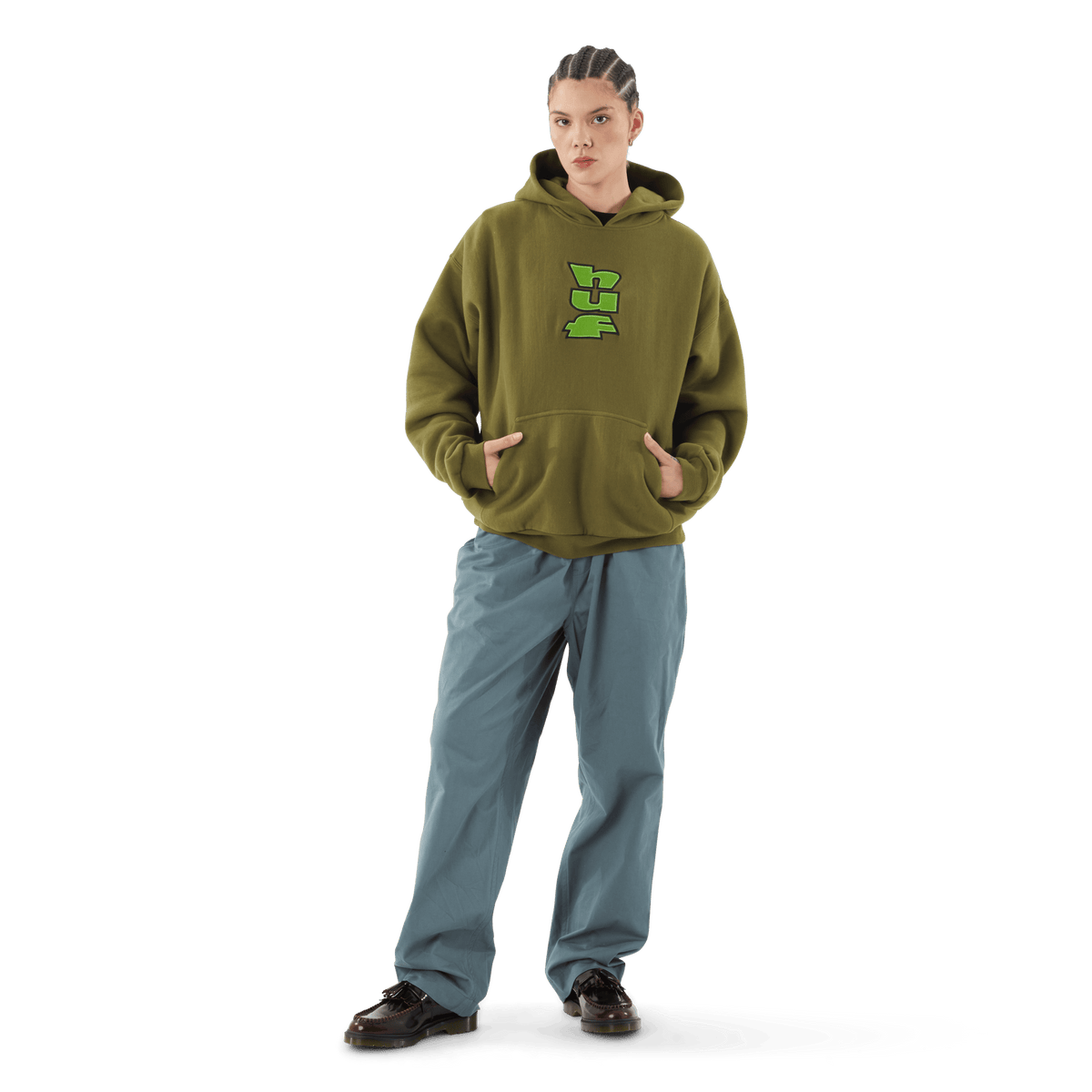 Huf Brushed Skate Pant Sage