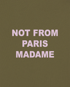Le Sweatshirt Slogan Kaki