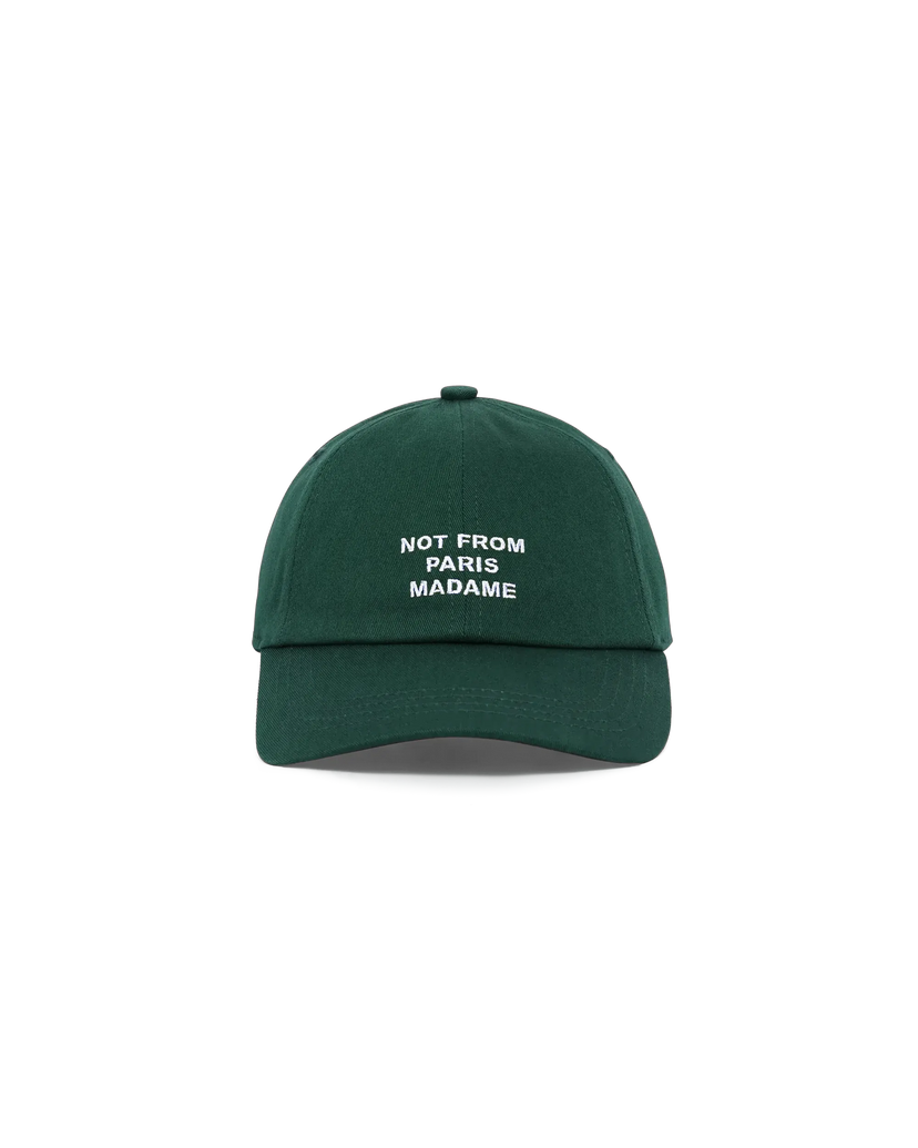 La Casquette Slogan Dark Green