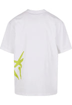 Woven Signature Kani Tag Tee White Lime