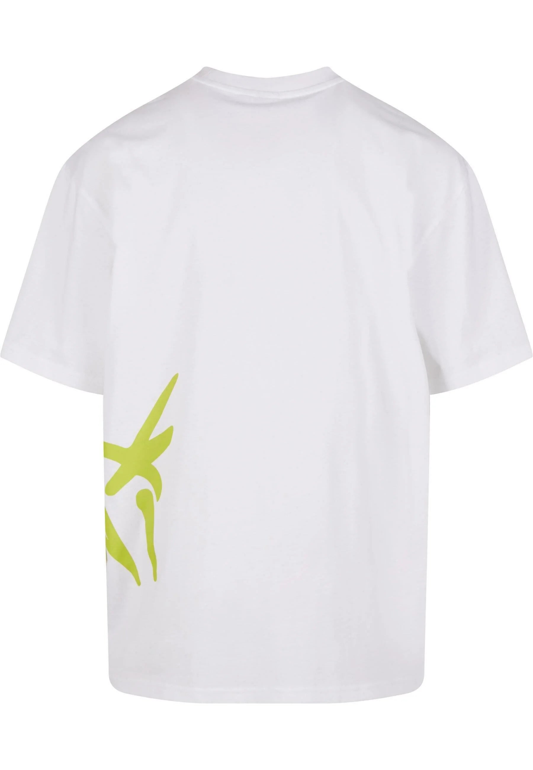 Woven Signature Kani Tag Tee White Lime