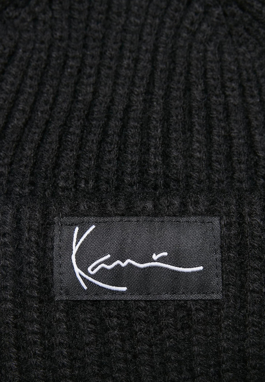 Woven Signature Essential Fisherman Beanie black