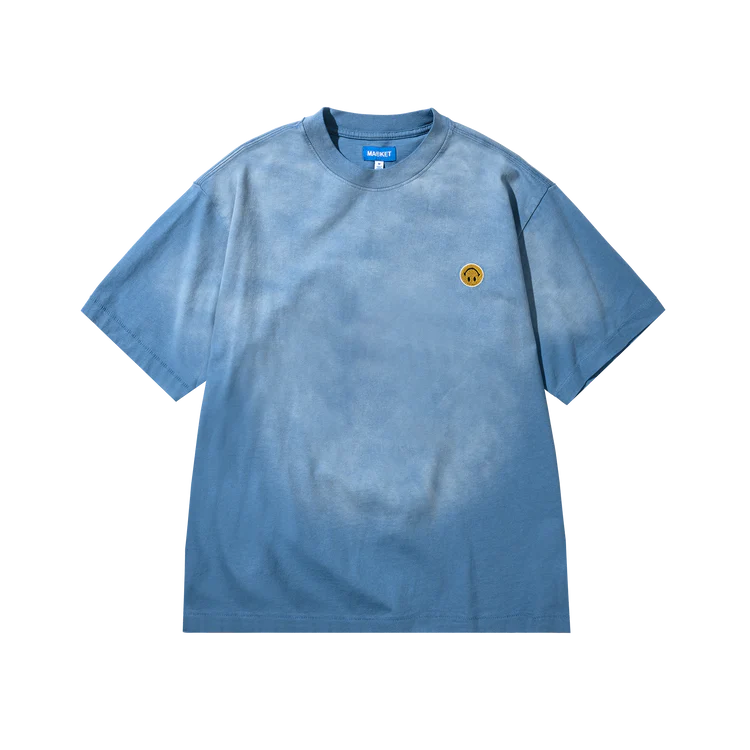 Smiley Sun Fade T Shirt 3 Pack Sk Blu  Jet Set Blk  Btcm