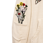 Bouquet Pullover Hoodie Ecru