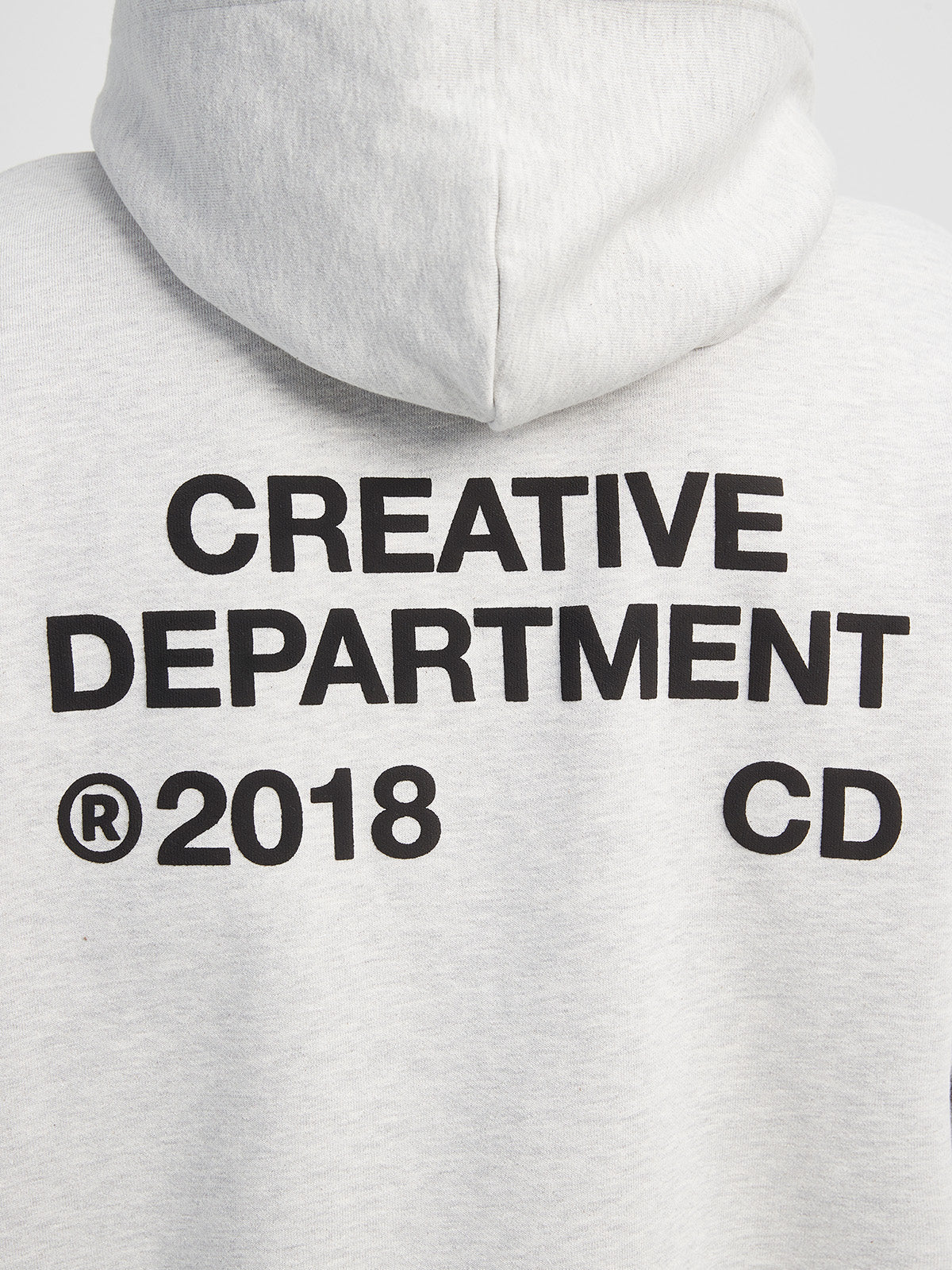 Creative Dept Hoodie Melange Grey