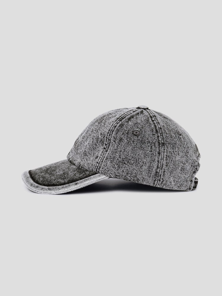 Denim Logo Ball Cap Grey