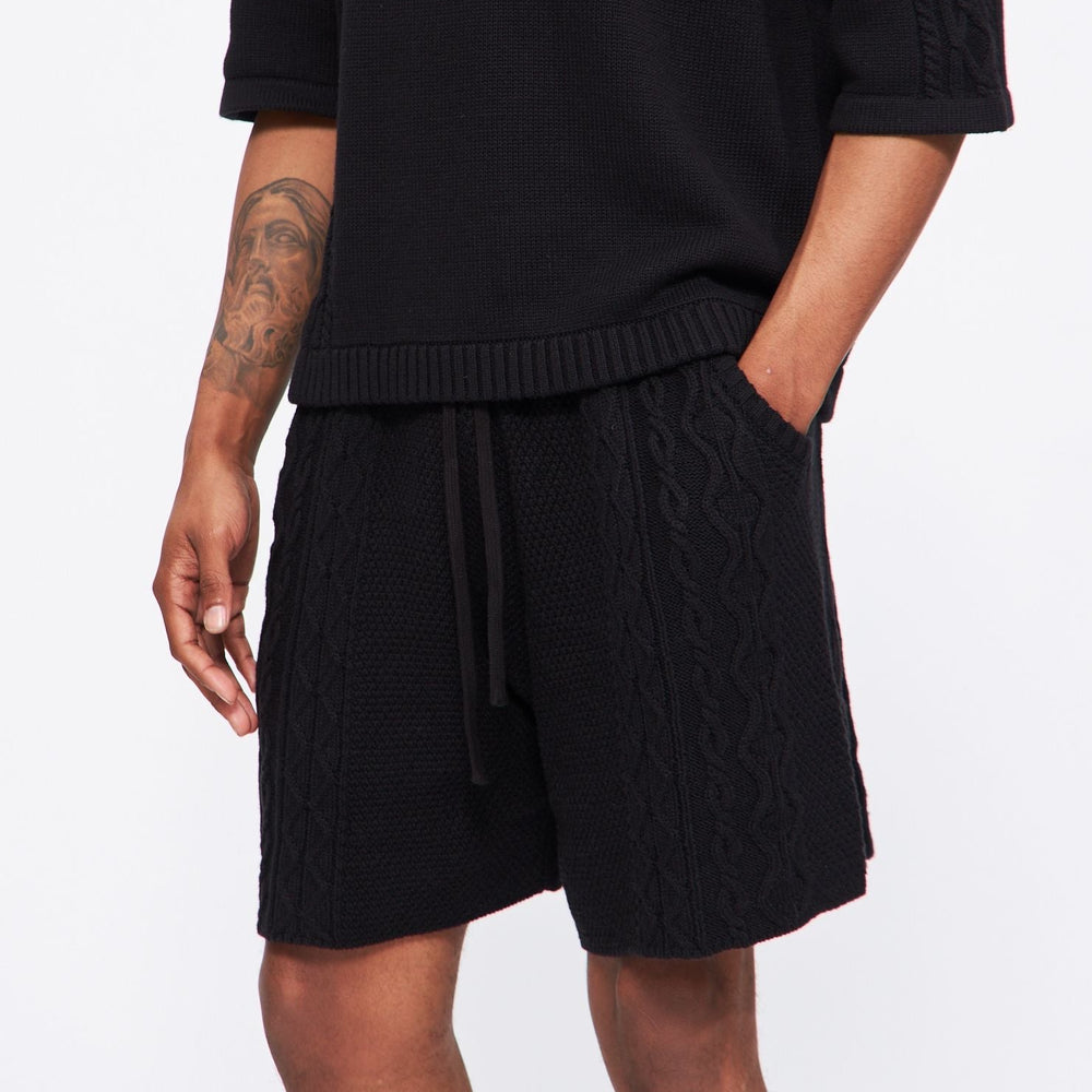 
                      
                        CHARLIE KNIT SHORTS BLACK
                      
                    