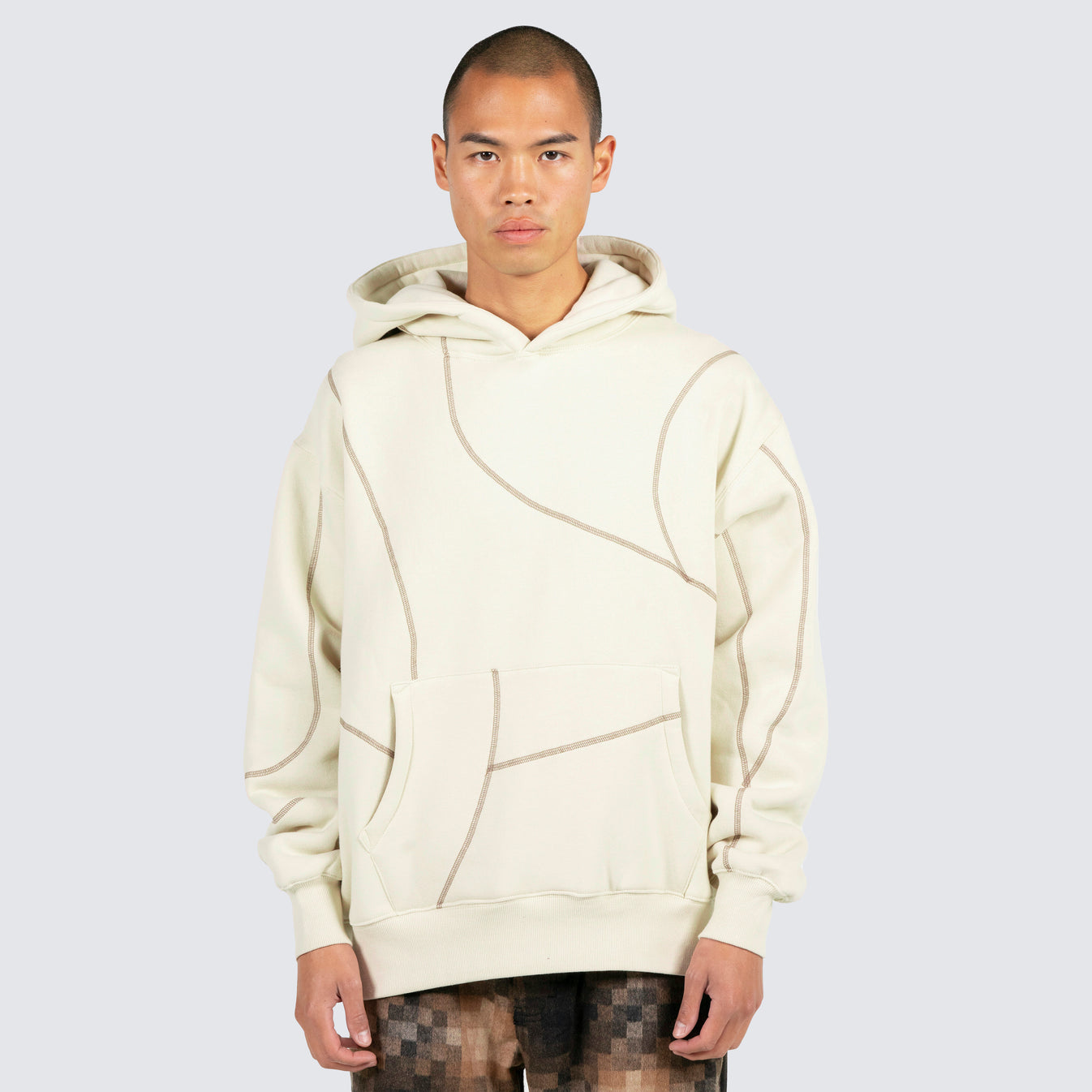 Vein Hoodie Tan