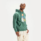 Making The Grade Bear Pullover Hoodie Fern