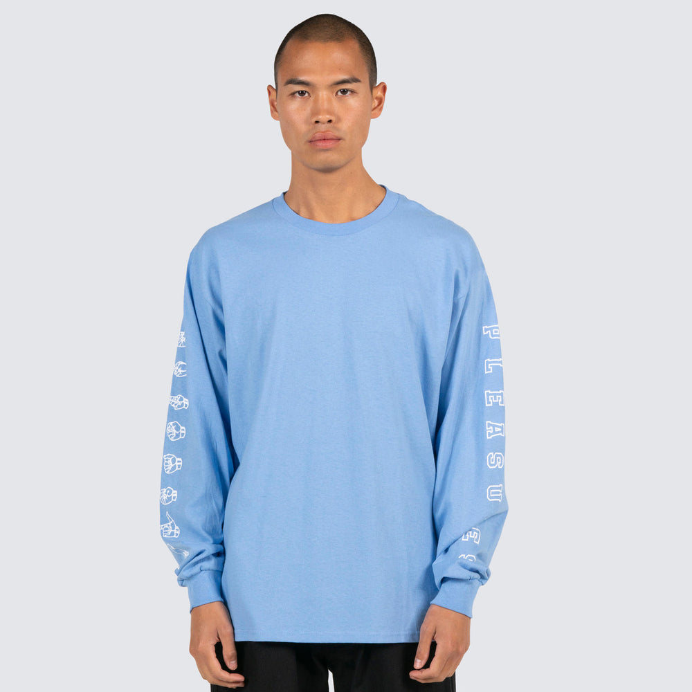 Sign Long Sleeve Carolina Blue