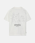 Mapa T Shirt Middle East Vintage Light Grey