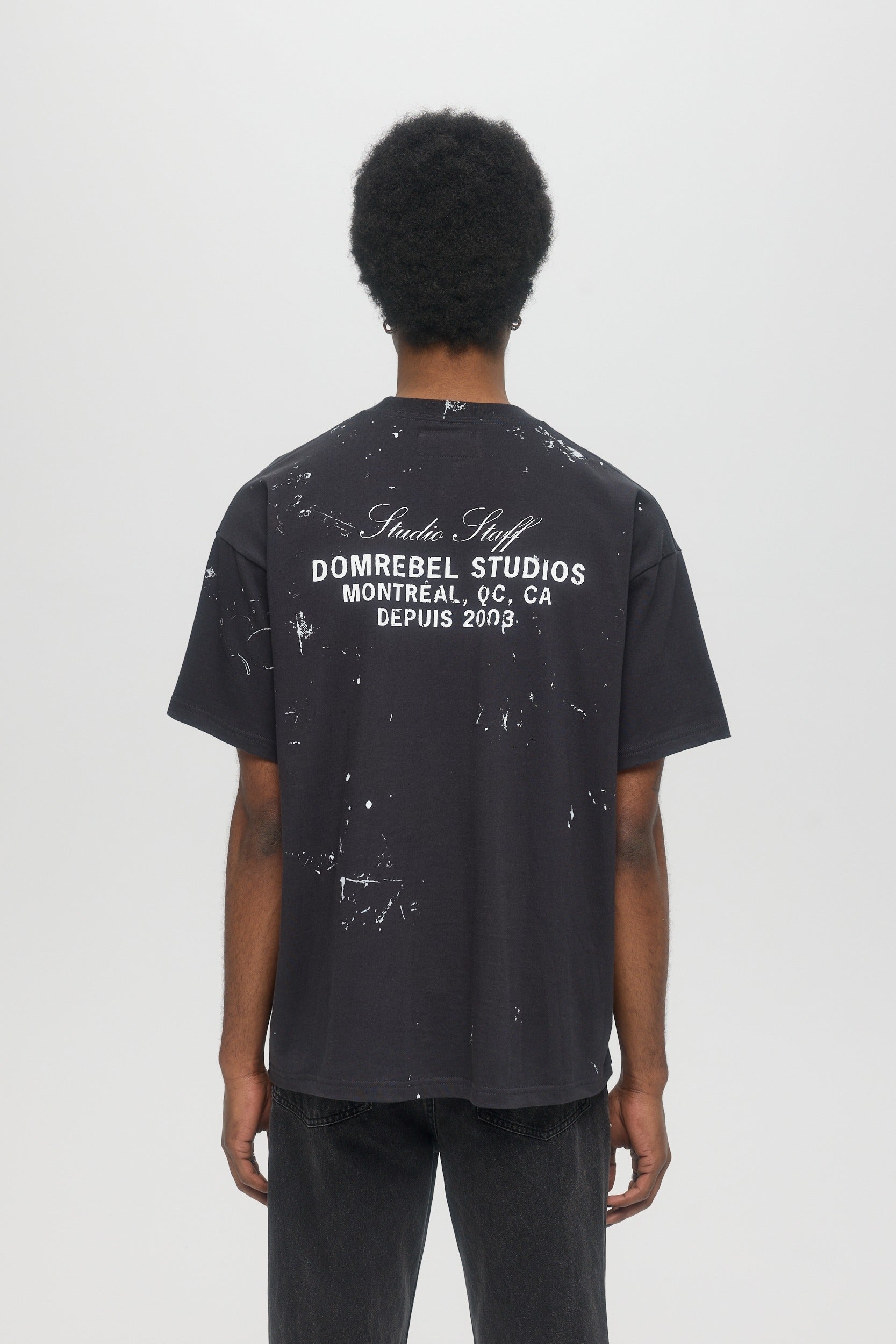 Staff Tshirt Old Black Ss26