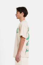 T Shirt 3D Chrome Backprint 23639 Beig