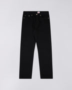 Loose Straight black unwashed