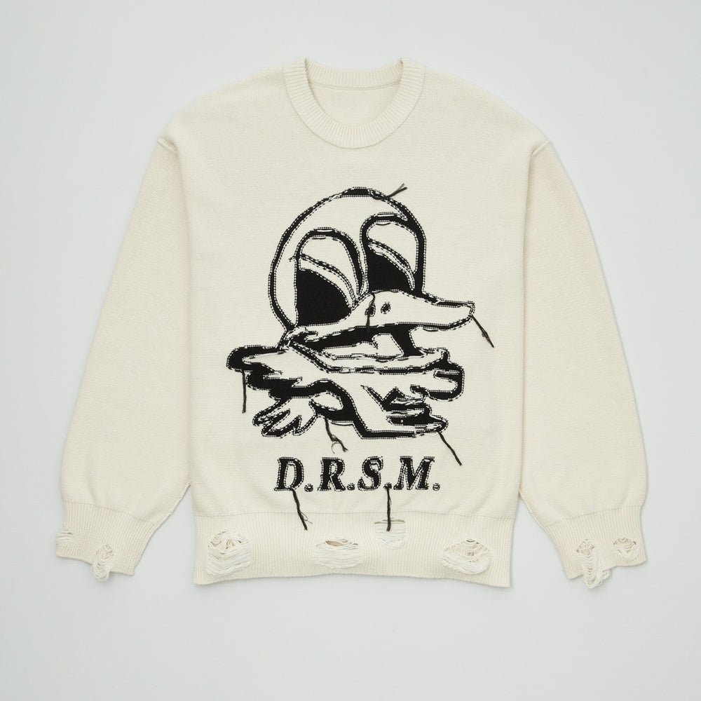 DALE KNIT CREWNECK Ivory